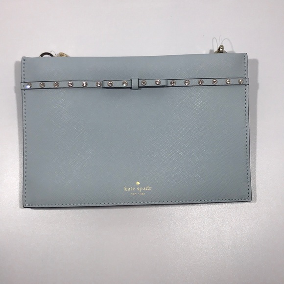 Kate Spade Elliott Street Mini Sima Shimmer Blue - Picture 12 of 14